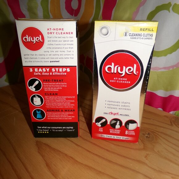 Set of 2 Dryel NWB At-Home Dry Cleaner Refill Kits - Picture 3 of 4